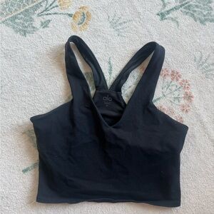 ALO Yoga Black Crop Top